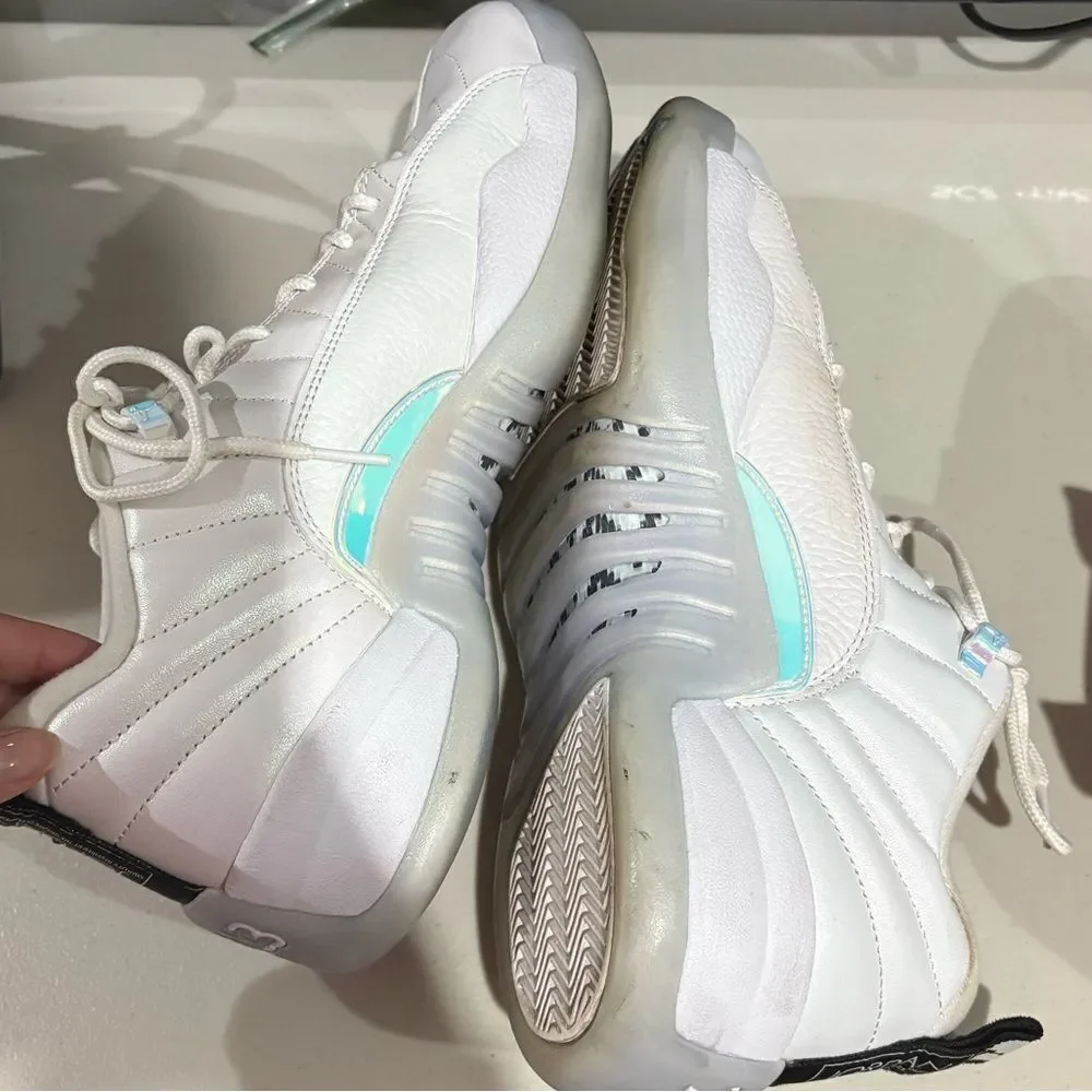 Air Jordan 12 Retro Low Easter Sneakers White size 11